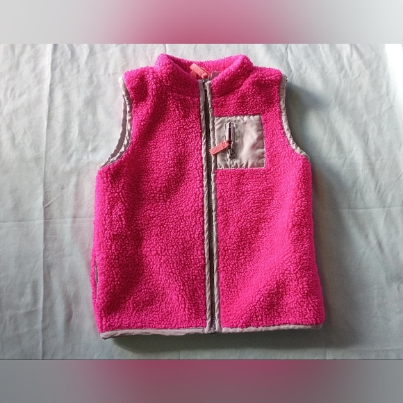 ‼️5 items for $8‼️ Old Navy Pink and Gray Kids Vest - Picture 2 of 5